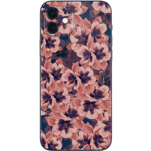 Dark Tapestry Floral iPhone 12 Skin
