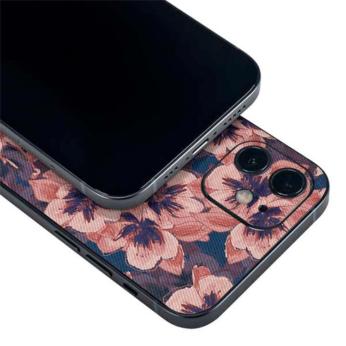Dark Tapestry Floral iPhone 12 Skin