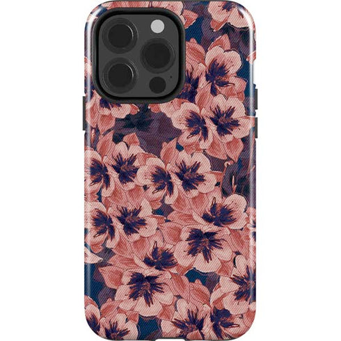 Dark Tapestry Floral iPhone 13 Pro Impact Case