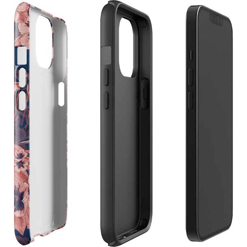 Dark Tapestry Floral iPhone 14 Plus Impact Case