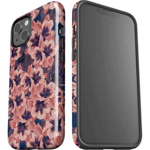 Dark Tapestry Floral iPhone 15 Plus Impact Case
