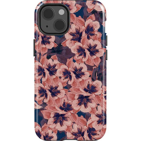 Dark Tapestry Floral iPhone 15 Impact Case