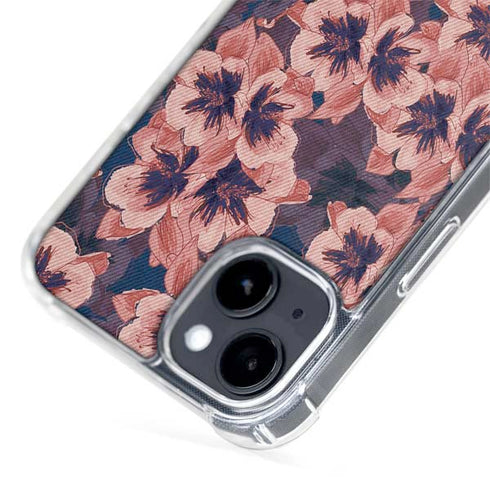 Dark Tapestry Floral iPhone 15 Plus MagSafe Case