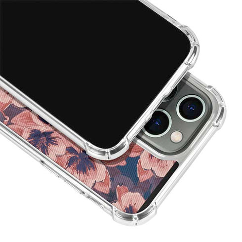 Dark Tapestry Floral iPhone 15 Pro Clear Case