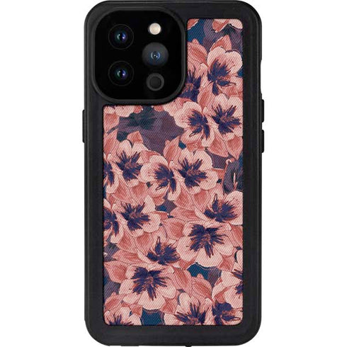 Dark Tapestry Floral iPhone 14 Pro Max Waterproof Case