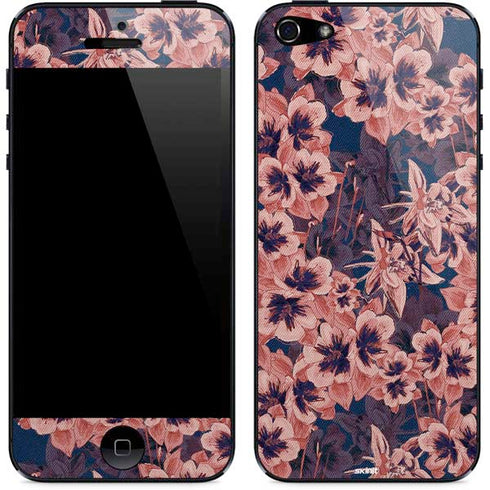 Dark Tapestry Floral iPhone 5/5s/5SE Skin