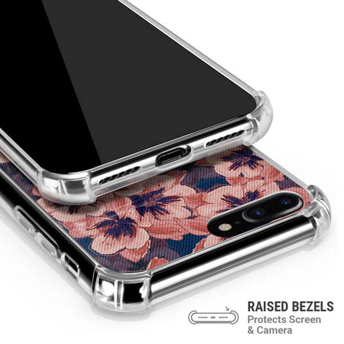 Dark Tapestry Floral iPhone 7/8 Plus Clear Case