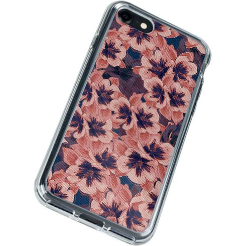 Dark Tapestry Floral iPhone SE (2nd & 3rd Gen) Clear Case