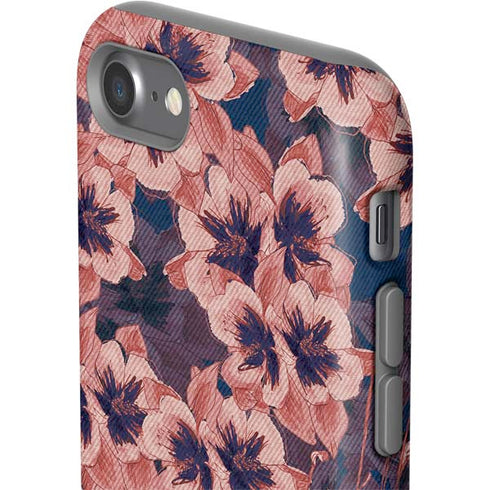 Dark Tapestry Floral iPhone SE (2nd & 3rd Gen) Pro Case