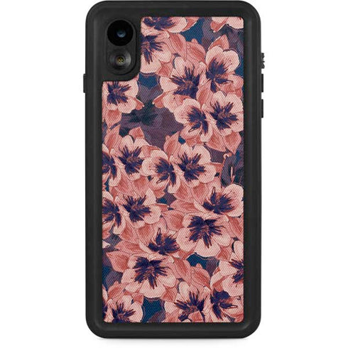 Dark Tapestry Floral iPhone XR Waterproof Case