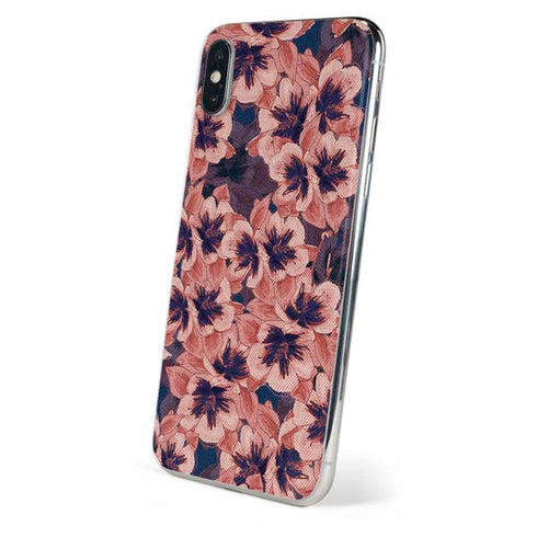 Dark Tapestry Floral iPhone XS Skin