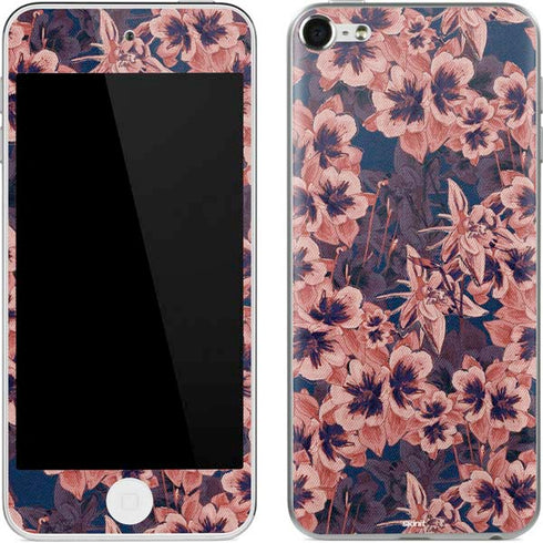 Dark Tapestry Floral Apple iPod Skin