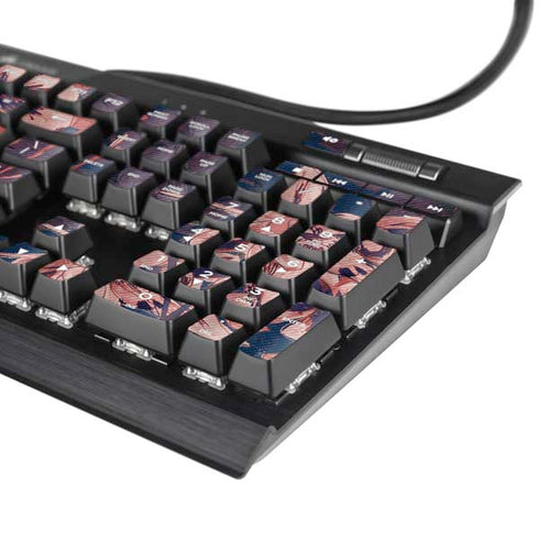Dark Tapestry Floral K95 RGB PLATINUM Mechanical Gaming Keyboard Skin
