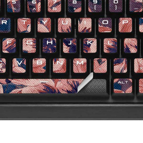 Dark Tapestry Floral K95 RGB PLATINUM Mechanical Gaming Keyboard Skin