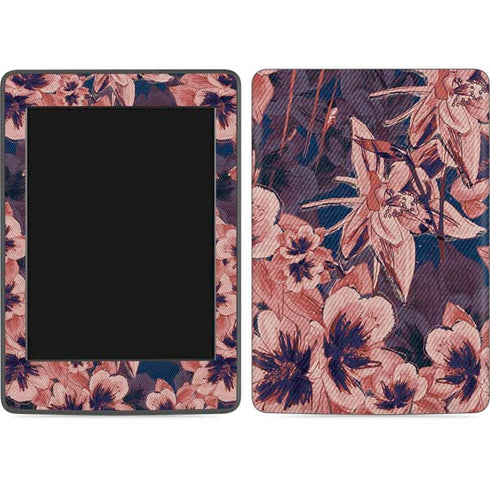 Dark Tapestry Floral Amazon Kindle Skin