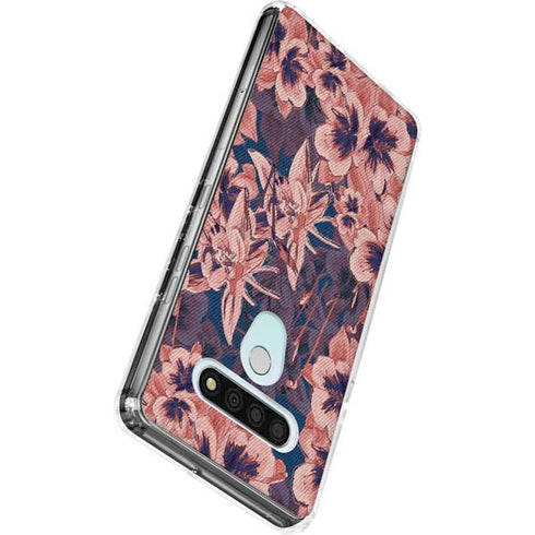 Dark Tapestry Floral LG Stylo 6 Clear Case