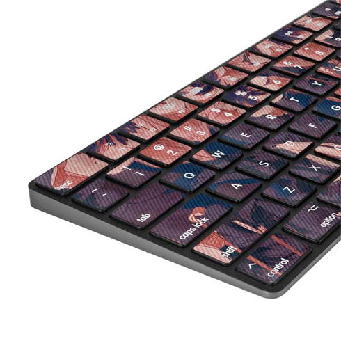 Dark Tapestry Floral Magic Keyboard with Numeric Keypad Skin