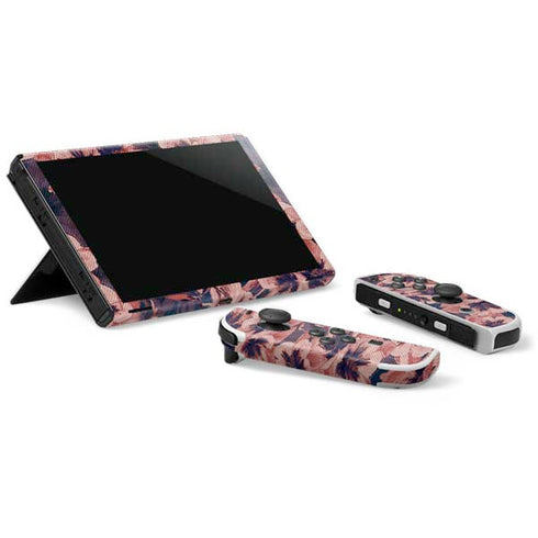 Dark Tapestry Floral Nintendo Switch OLED (2021) Skin