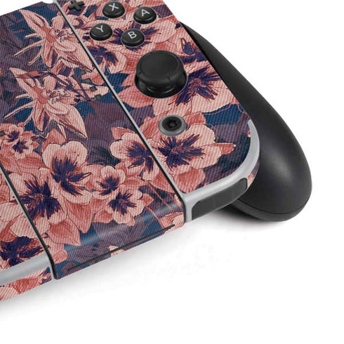 Dark Tapestry Floral Nintendo Switch OLED (2021) Skin