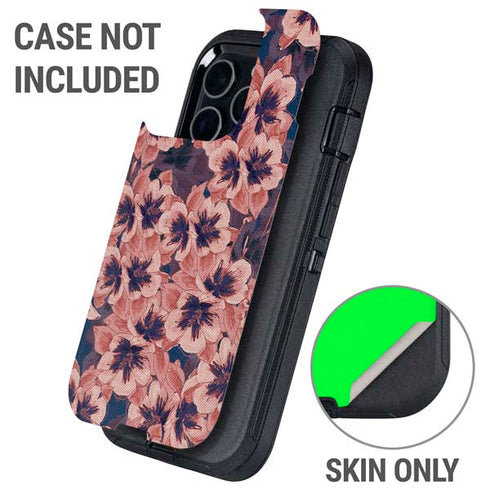 Dark Tapestry Floral Otterbox Defender iPhone Skin
