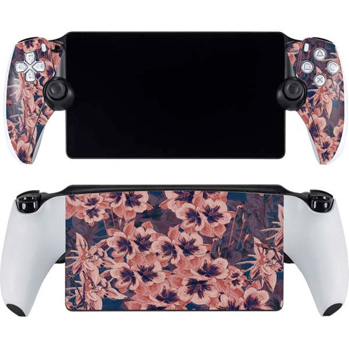 Dark Tapestry Floral PlayStation Portal Remote Player Skin