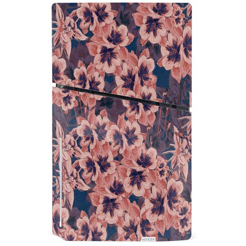 Dark Tapestry Floral PS5 Slim Disk Console Skin