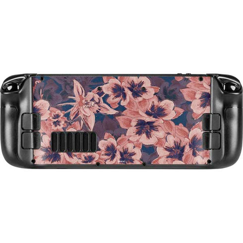 Dark Tapestry Floral Steam Deck Handheld Gaming Computer Skin