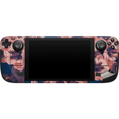 Dark Tapestry Floral Steam Deck Handheld Gaming Computer Skin
