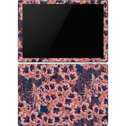 Dark Tapestry Floral Surface Pro 6 Skin