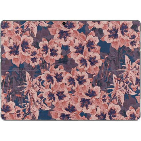 Dark Tapestry Floral Surface Pro 8 Skin