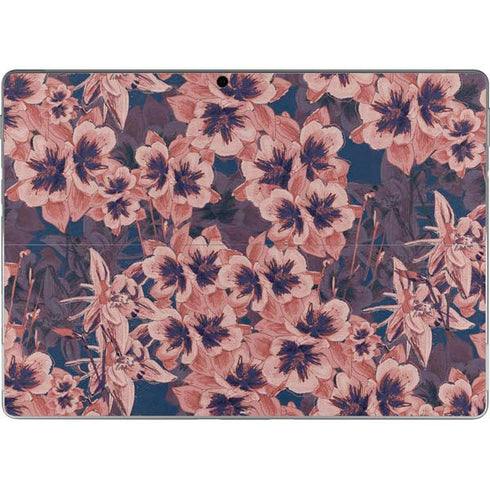 Dark Tapestry Floral Surface Pro 9 Skin