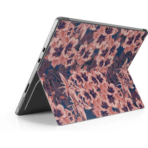 Dark Tapestry Floral Surface Pro 9 Skin
