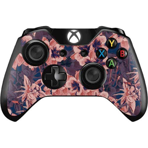 Dark Tapestry Floral Xbox One Controller Skin