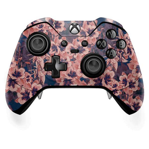 Dark Tapestry Floral Xbox One Elite Controller Skin