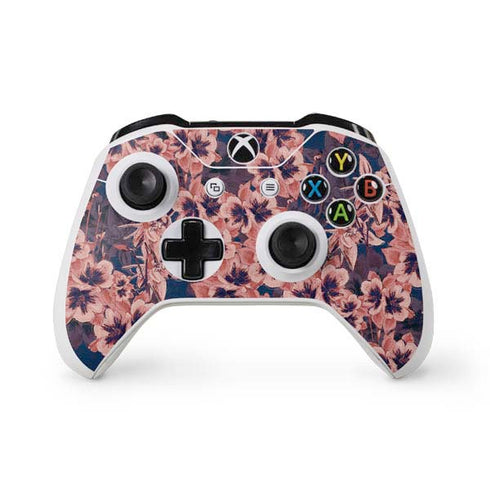 Dark Tapestry Floral Xbox One S Controller Skin