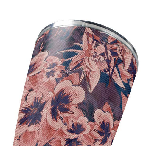 Dark Tapestry Floral Yeti 20oz Tumbler Skin