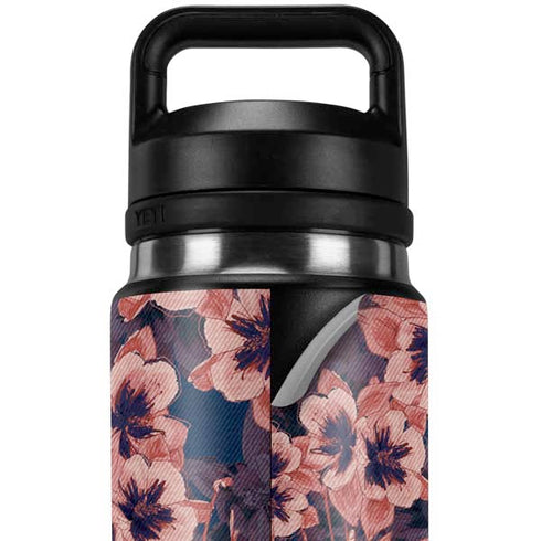 Dark Tapestry Floral YETI Rambler 26oz Bottle Skin