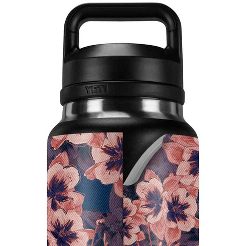 Dark Tapestry Floral YETI Rambler 36oz Bottle Skin