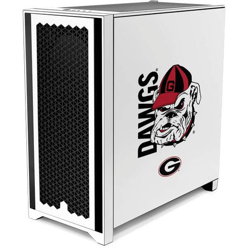 University of Georgia Dawgs Corsair 4000D Tempered Glass Mid-Tower ATX Case Skin