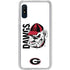 University of Georgia Dawgs Galaxy A10e Clear Case
