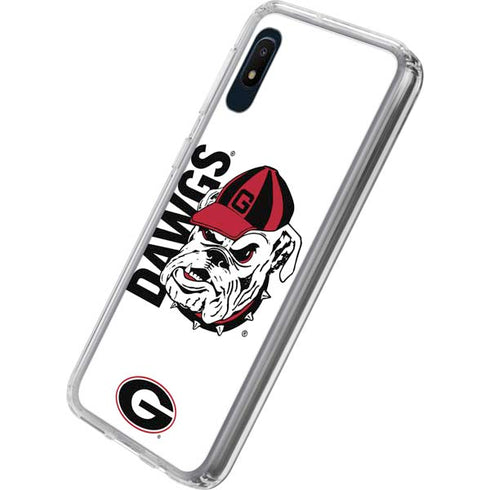 University of Georgia Dawgs Galaxy A10e Clear Case