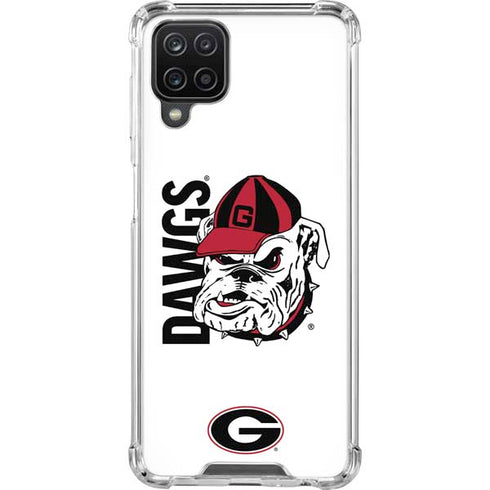 University of Georgia Dawgs Galaxy A12 Clear Case