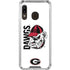 University of Georgia Dawgs Galaxy A30 Clear Case