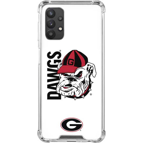 University of Georgia Dawgs Galaxy A32 5G Clear Case