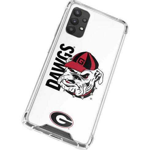 University of Georgia Dawgs Galaxy A32 5G Clear Case
