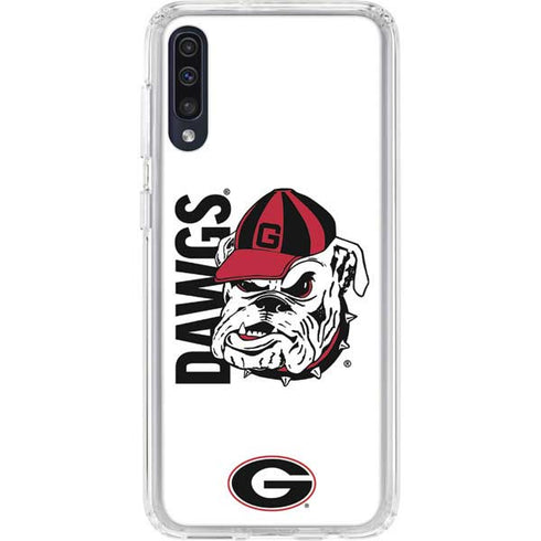University of Georgia Dawgs Galaxy A50 Clear Case