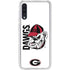 University of Georgia Dawgs Galaxy A50 Clear Case