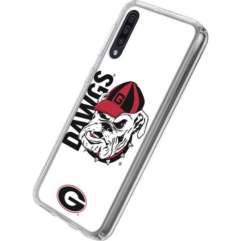 University of Georgia Dawgs Galaxy A50 Clear Case