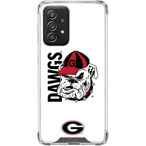 University of Georgia Dawgs Galaxy A52 5G Clear Case