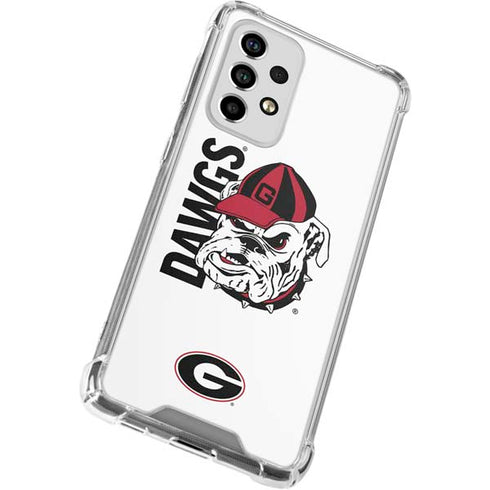 University of Georgia Dawgs Galaxy A53 5G Clear Case